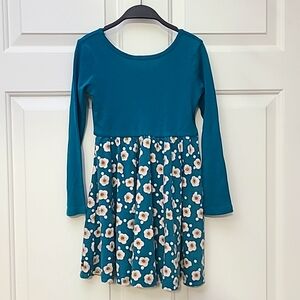 Tea Collection Skirted Ballet Dress Cherry Blossom Dot size 6